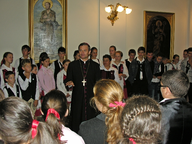 Püspöki palotában 